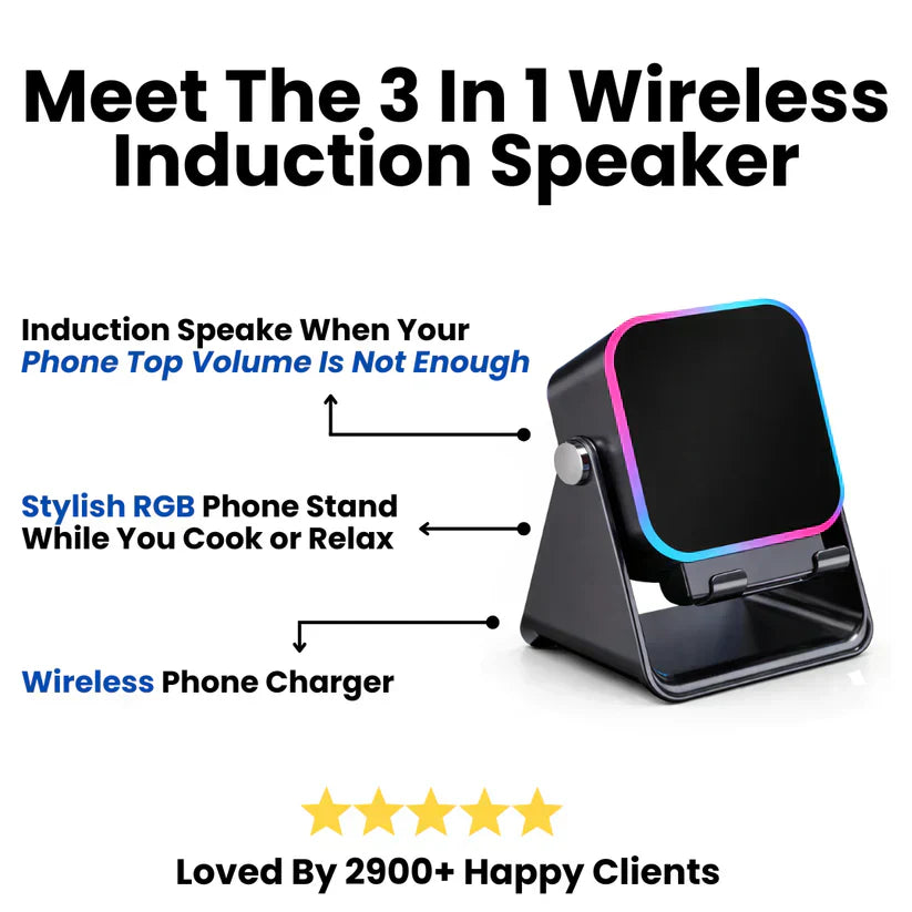 3 In 1 Phone Induction Speaker
