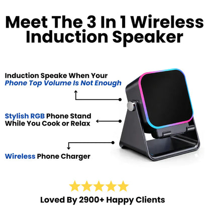 3 In 1 Phone Induction Speaker