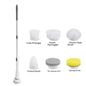 Electric Scrubber with Long Handle Telescopic Brush